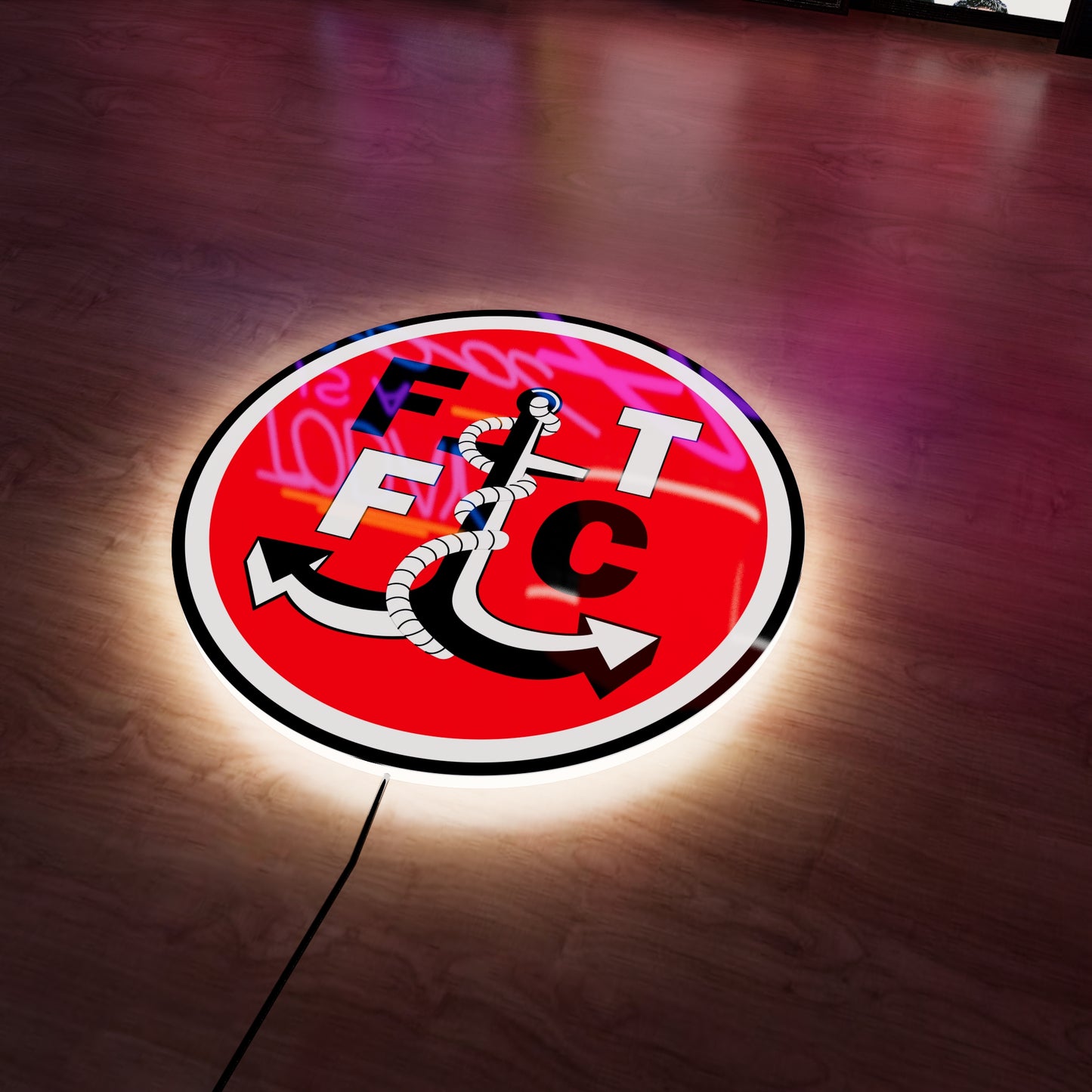 Fleetwood Town badge LED Wall light