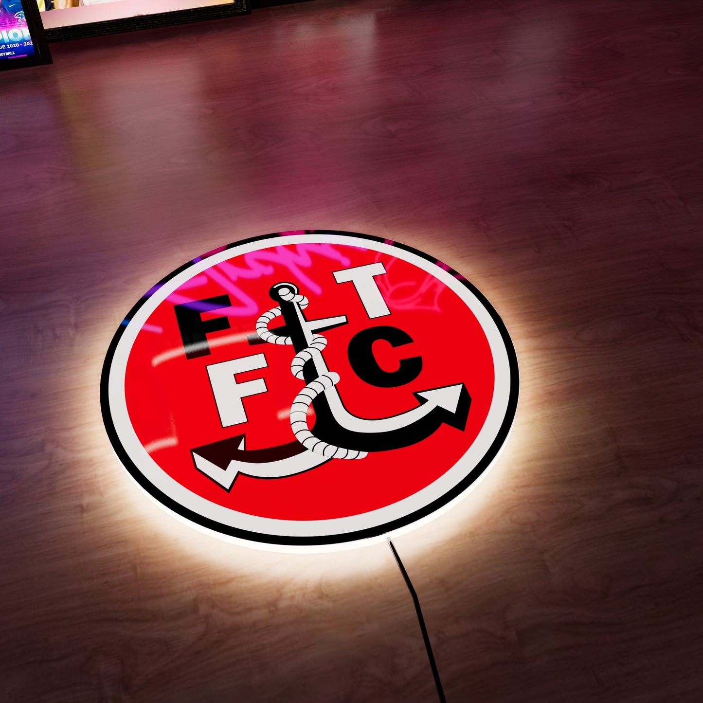 Fleetwood Town badge LED Wall light