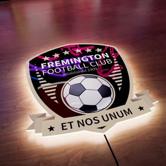 Fremington FC badge LED Wall light