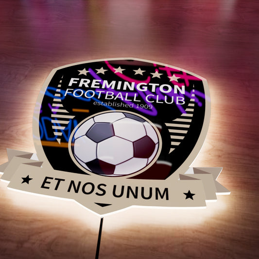 Fremington FC badge LED Wall light