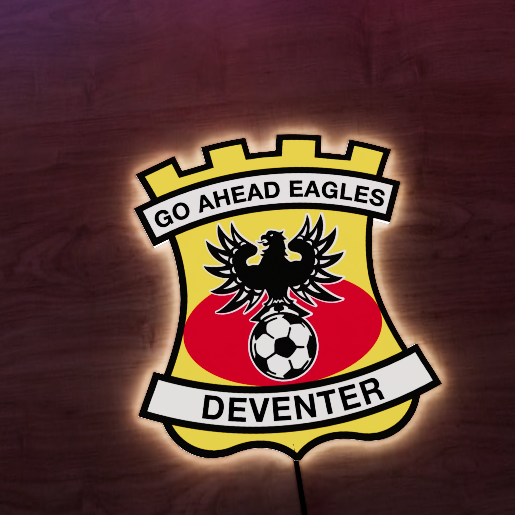 G.A. Eagles logo LED Wall light