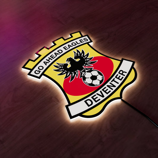 G.A. Eagles logo LED Wall light