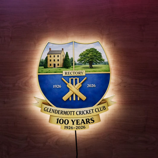 GC CLUB 100 YEARS Logo LED Wall light