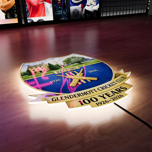 GC CLUB 100 YEARS Logo LED Wall light