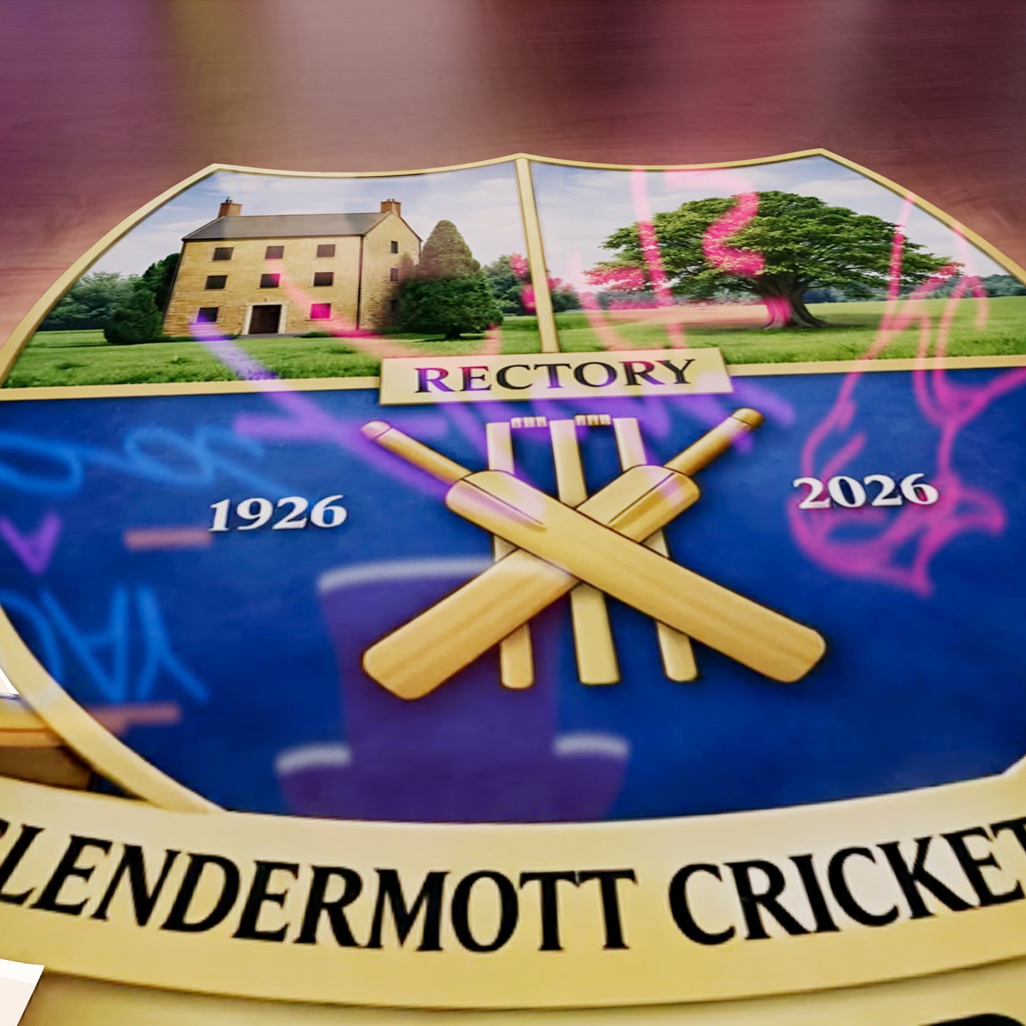 GC CLUB 100 YEARS Logo LED Wall light