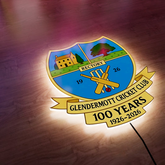 GC CLUB 100 YEARS Logo LED Wall light