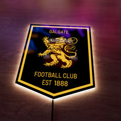 Galgate FC Badge LED Wall light