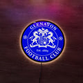 Glenavon FC badge LED Wall light