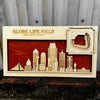 Globe Life Field & Arlington, Texas Skyline Wood Sign