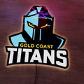Gold Coast Titans Logo LED Wall light