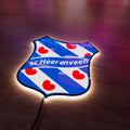 Heerenveen FC logo LED Wall light