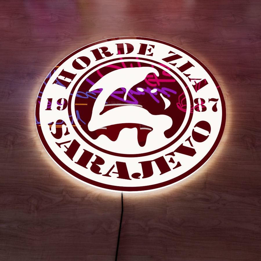 Horde Zla Logo LED Wall light