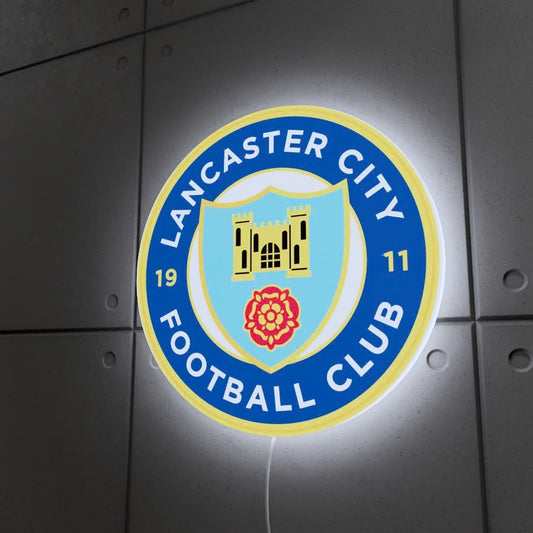 Lancaster City FC badge LED Wall light