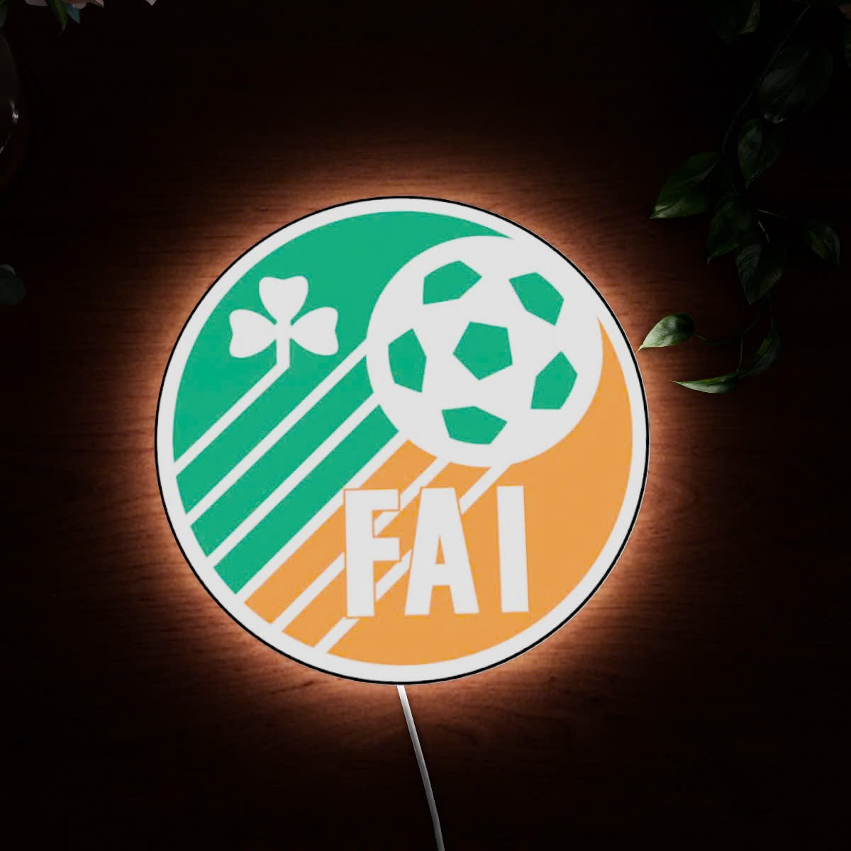 Football Association of Ireland badge LED Wall light