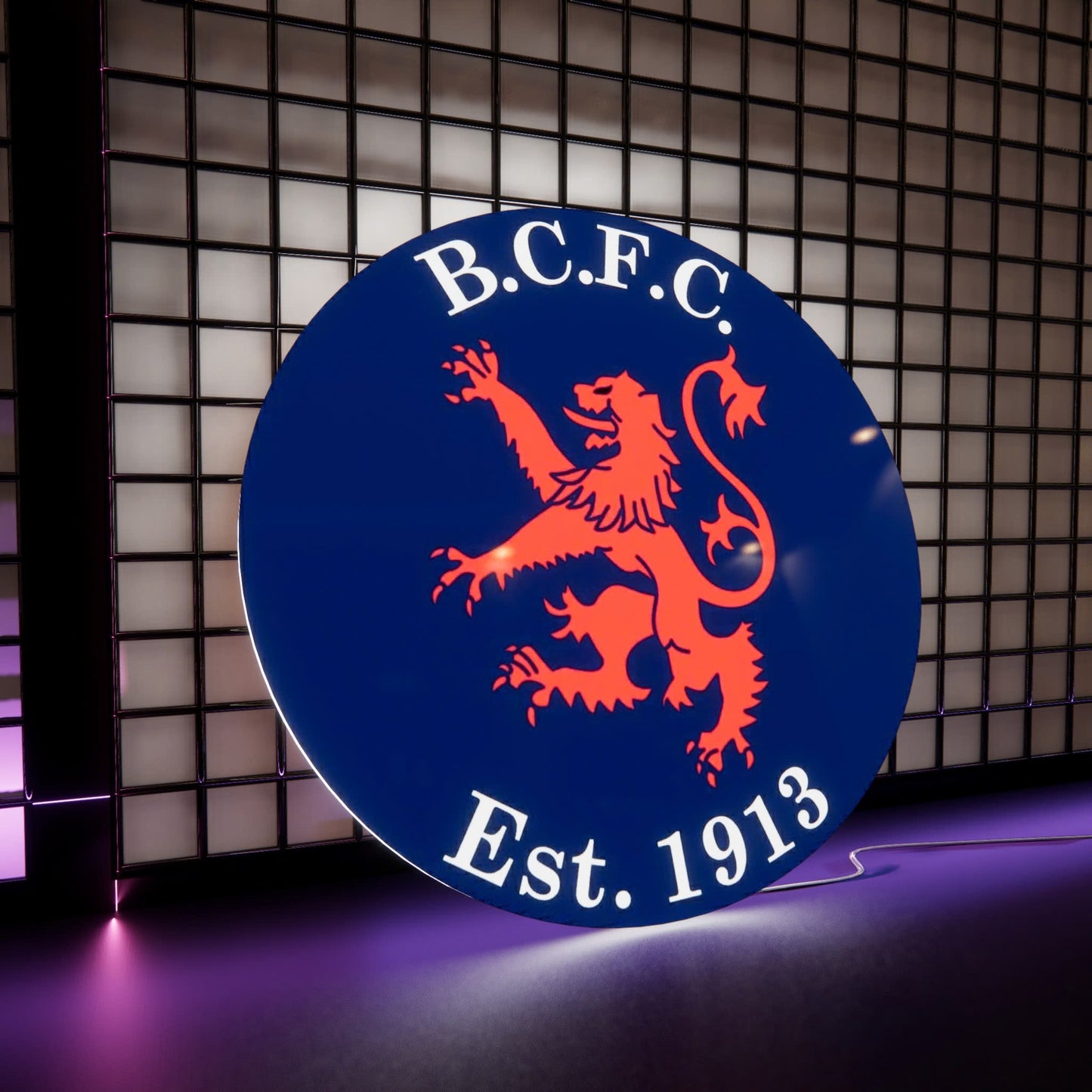 BCFC badge LED Wall light