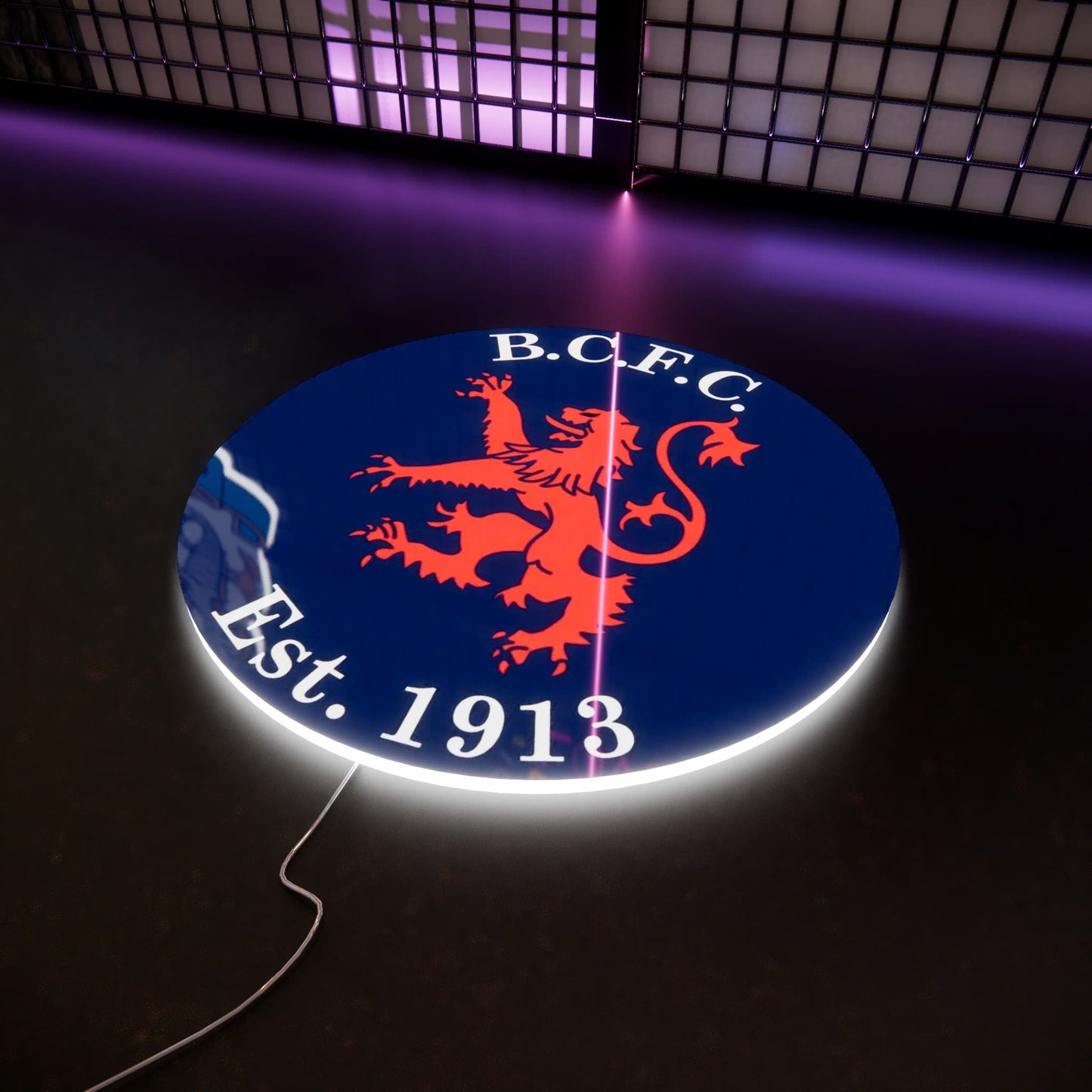 BCFC badge LED Wall light