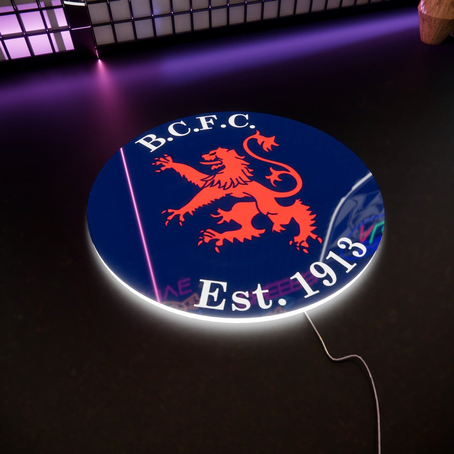 BCFC badge LED Wall light