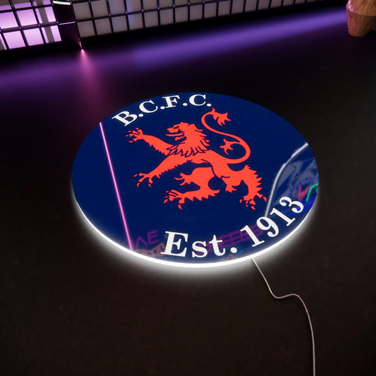 BCFC badge LED Wall light