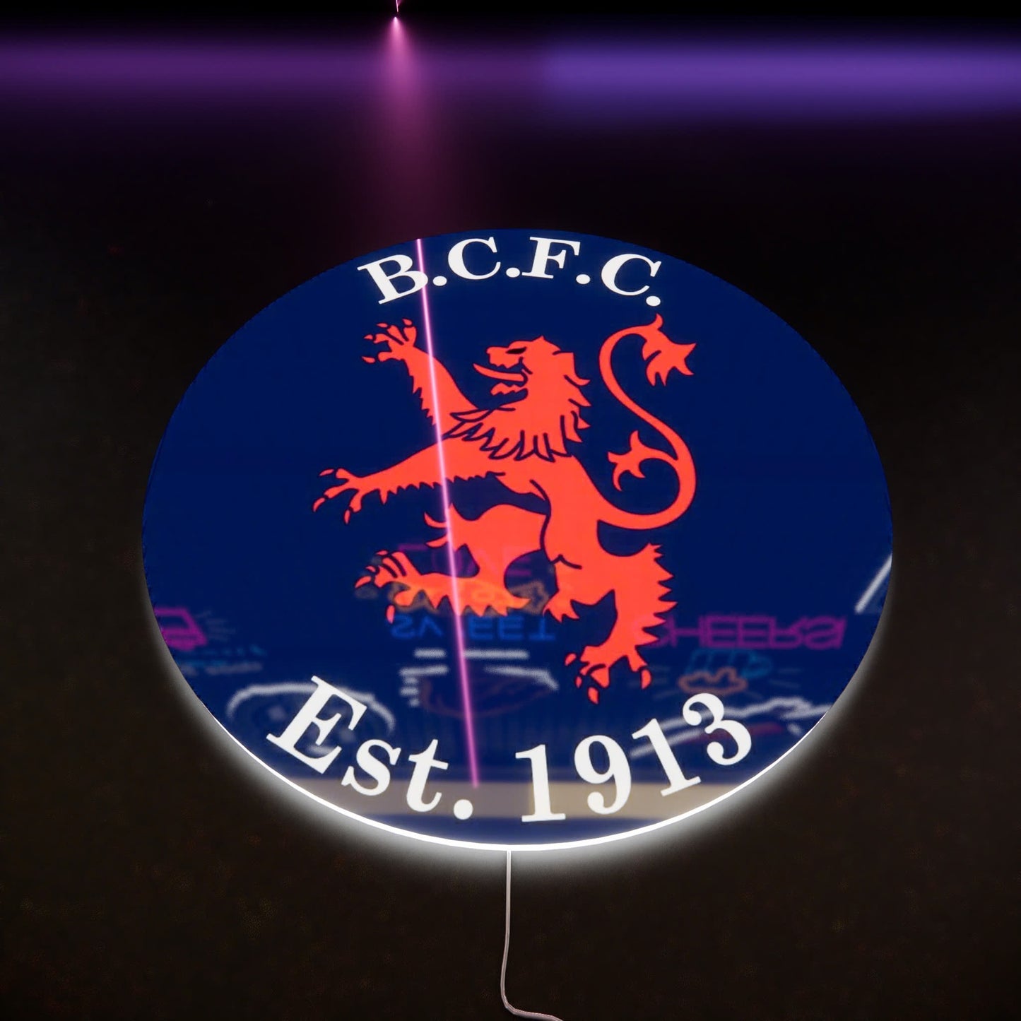 BCFC badge LED Wall light