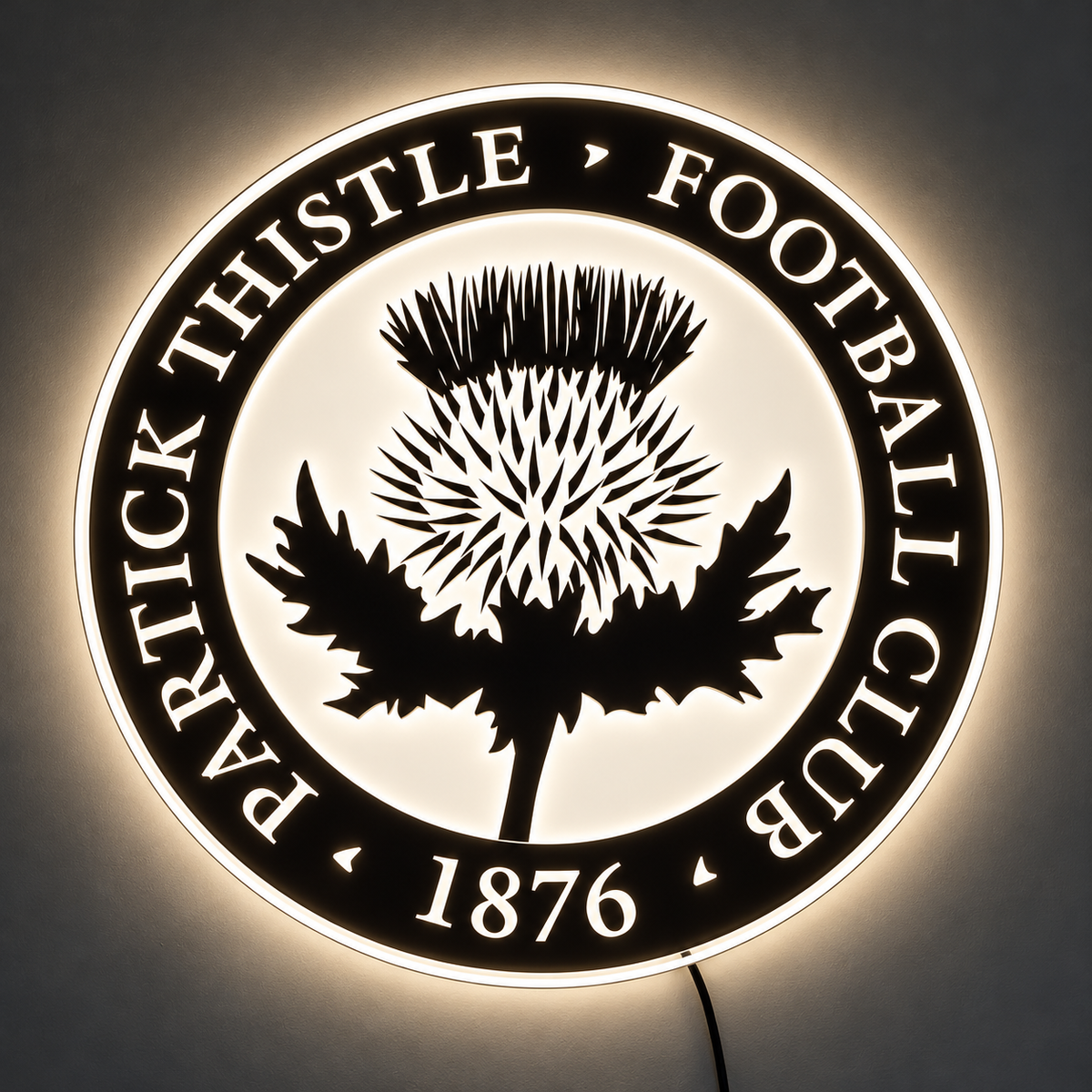 Partick Thistle F.C Badge LED