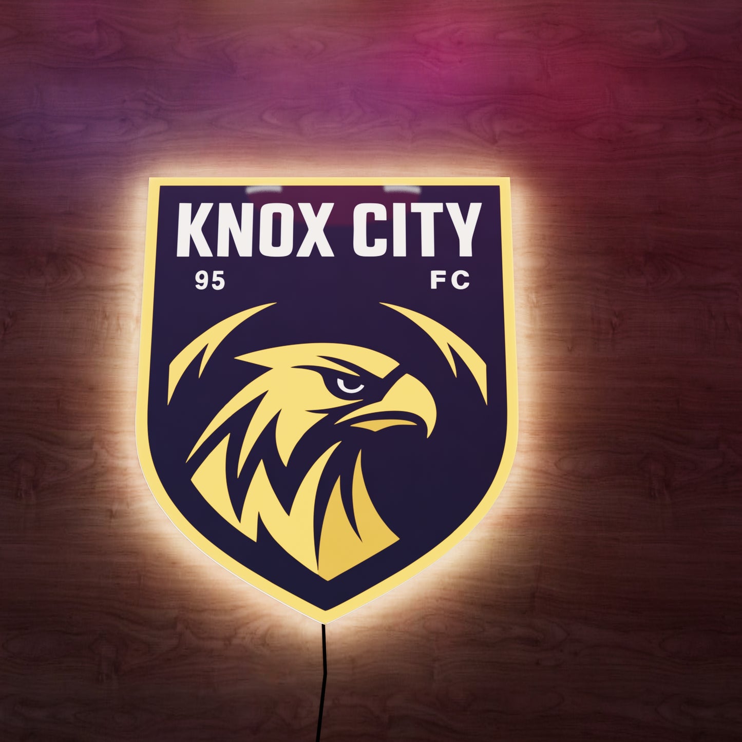 KNOX CITY badge LED Wall light