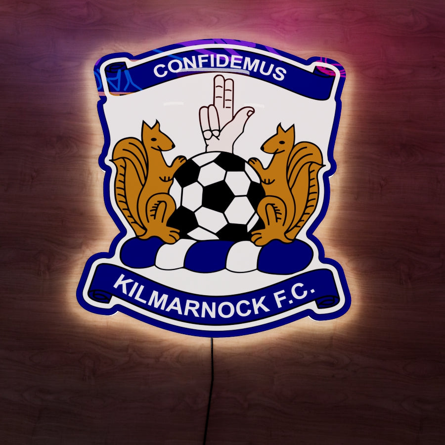 キルマーノックFCバッジ LEDウォールライト - スタイル2