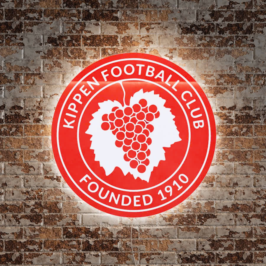 Kippen FC Logo LED Wall light