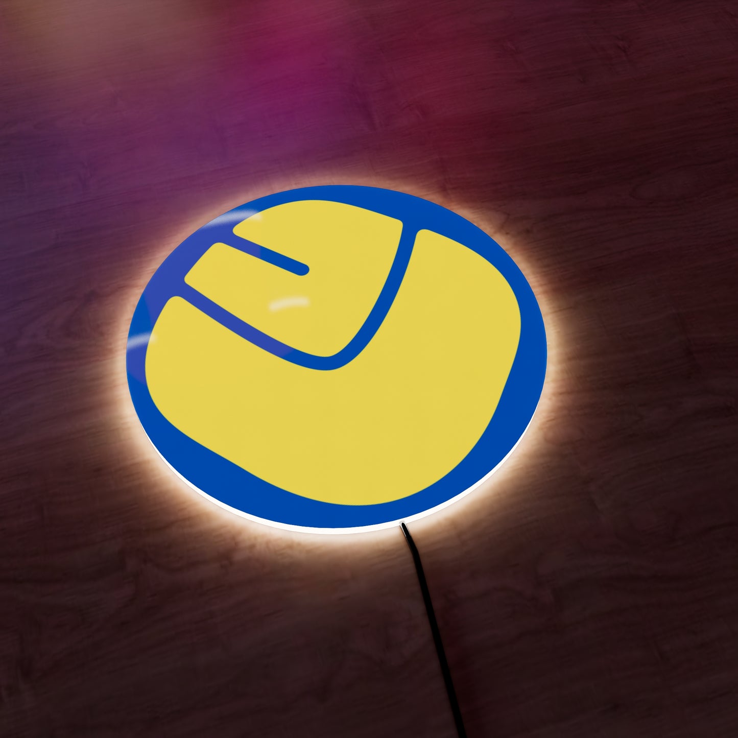 LEE Smiley FC Badge LED