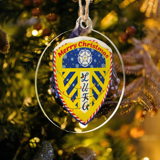 Leeds United Christmas Ornament