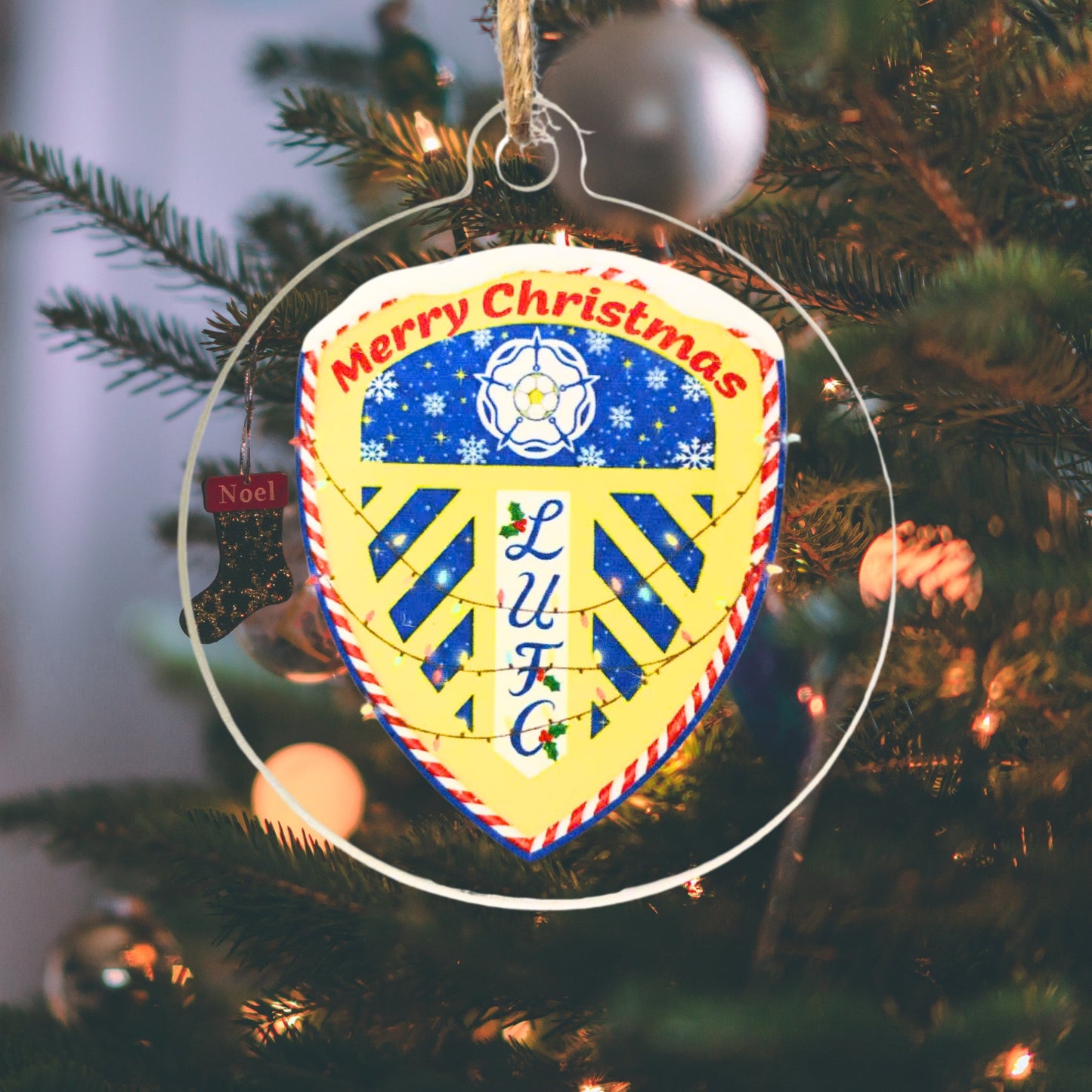 Leeds United Christmas Ornament