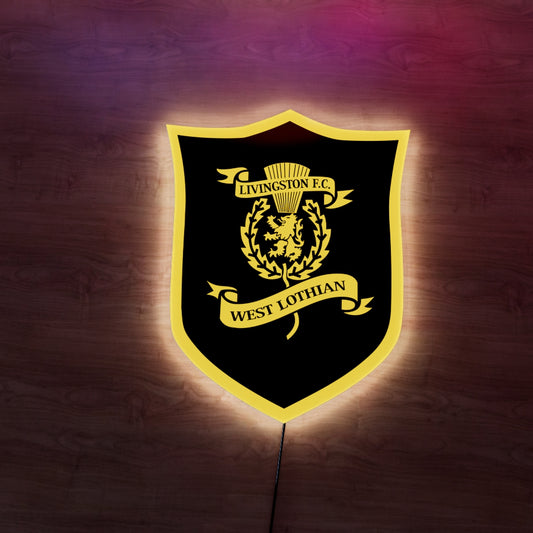 Livingston FC badge LED Wall light