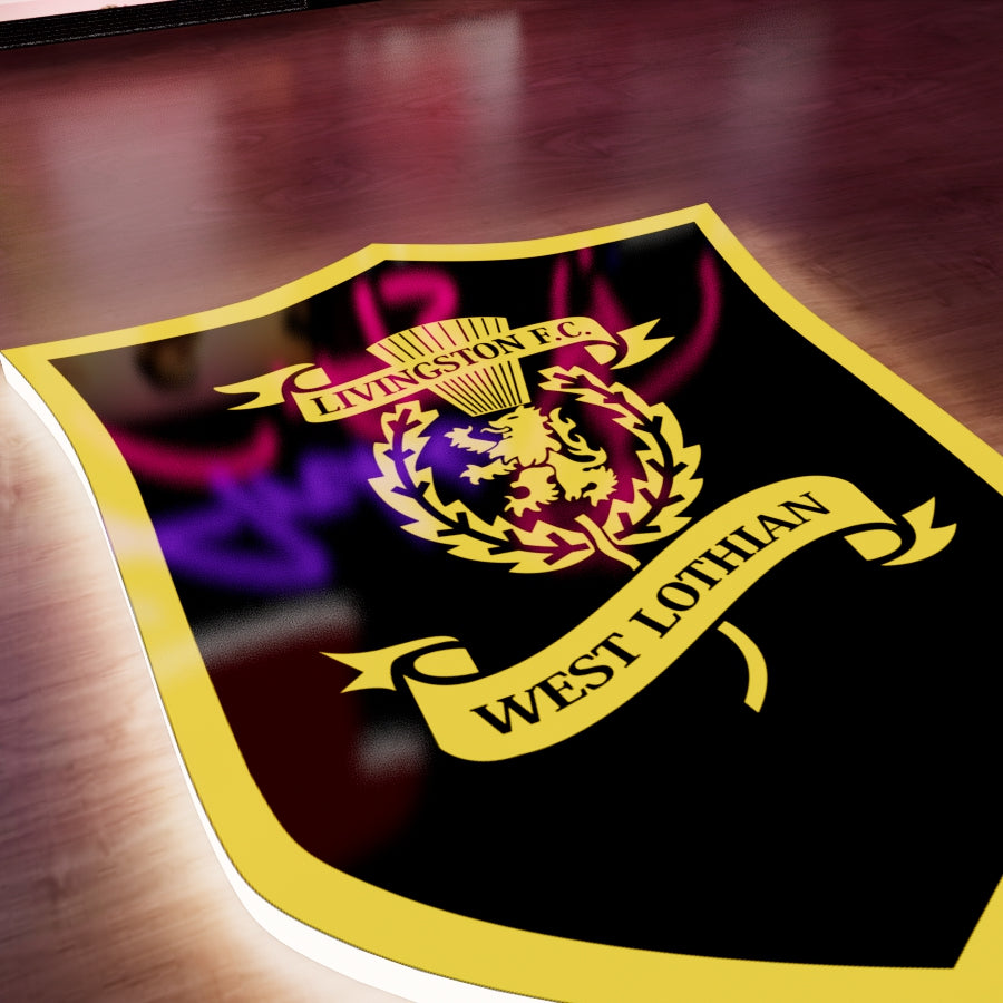 Livingston FC badge LED Wall light