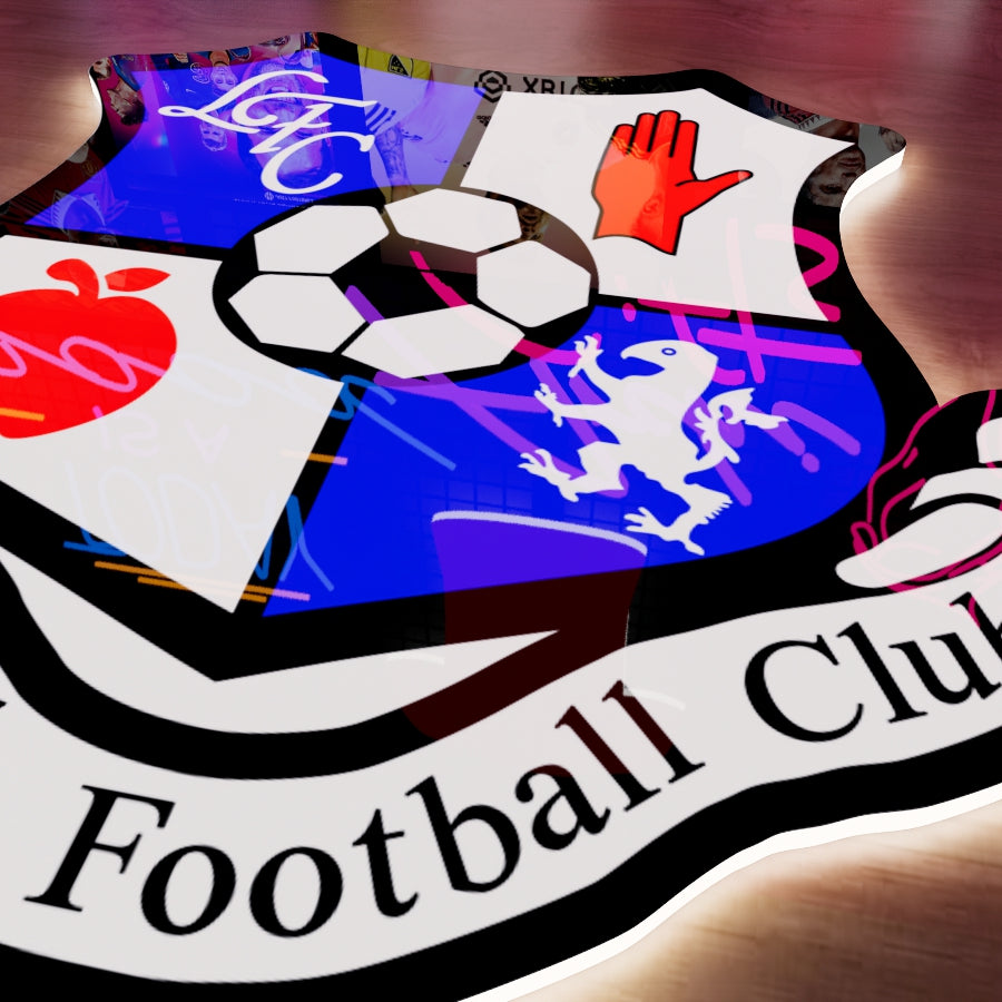 Loughgall FC Logo LED Wall light