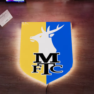 MAN FC Badge LED 15 inches (38cm)