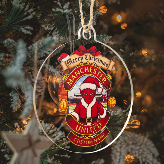 Manchester United Christmas Ornament