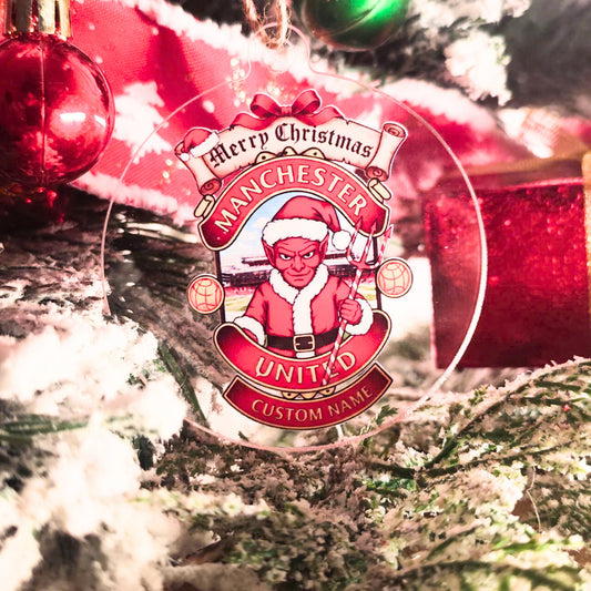 Manchester United Christmas Ornament