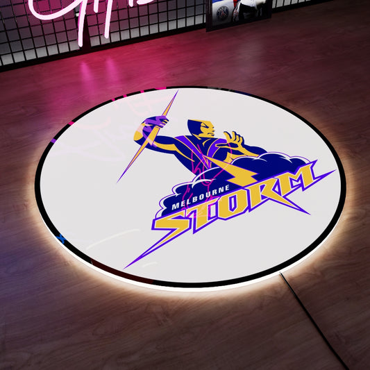 Melbourne Storm Logo LED Wall light