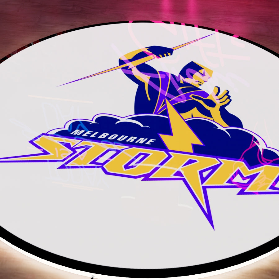 Melbourne Storm Logo LED Wall light