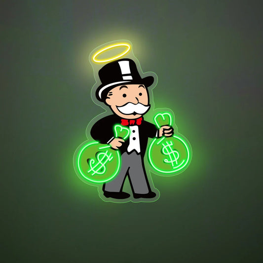 Monopoly Cash Neon Sign