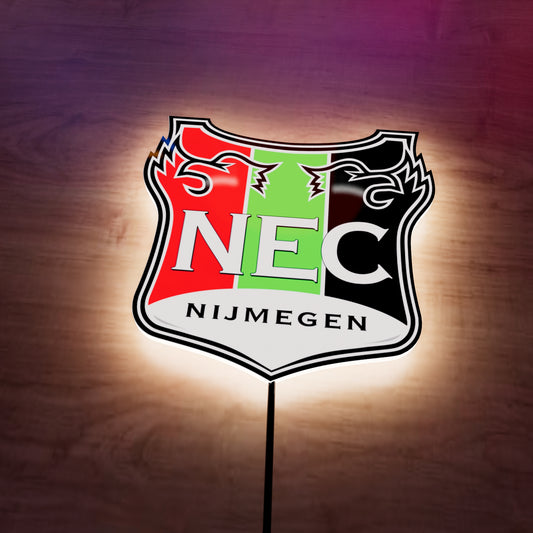 NEC Nijmegen FC logo LED Wall light