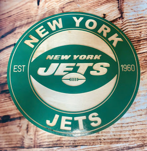 NEW YORK FOOTBALL Logo Wall Art Sign football mancave