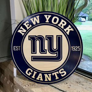 NEW YORK Football Logo Wall Art Sign football