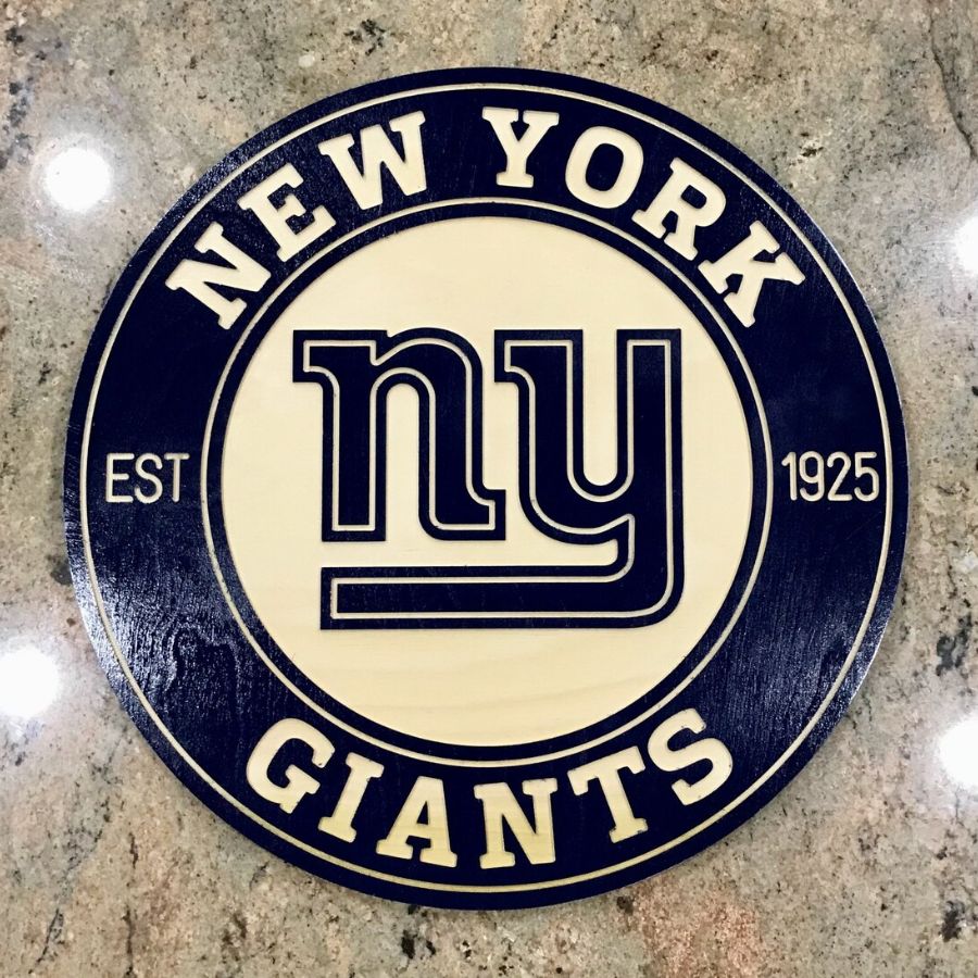 NEW YORK Football Logo Wall Art Sign football