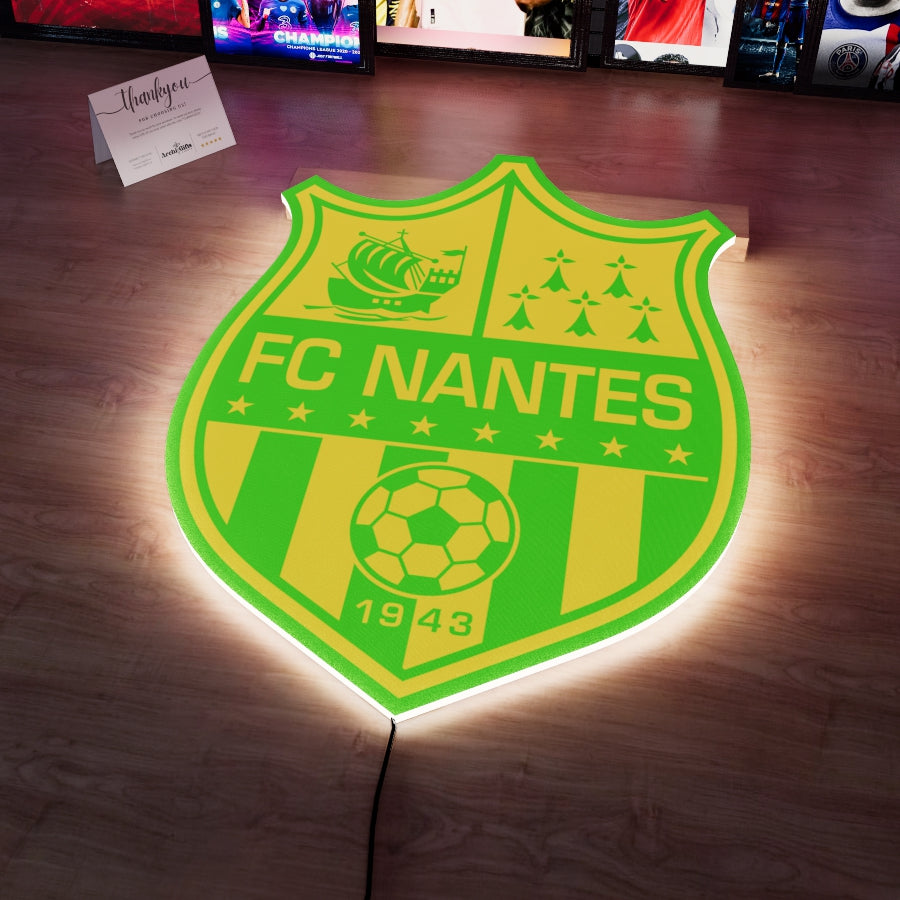 Nantes FC Badge LED 15 inches (38cm)