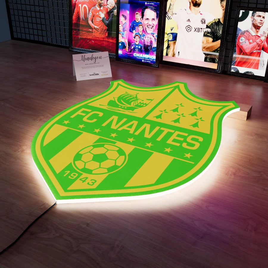 Nantes FC Badge LED 15 inches (38cm)