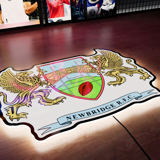 Newbridge Rugby badge LED Wall light
