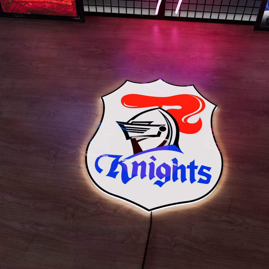 Newcastle Knights Logo LED Wall light