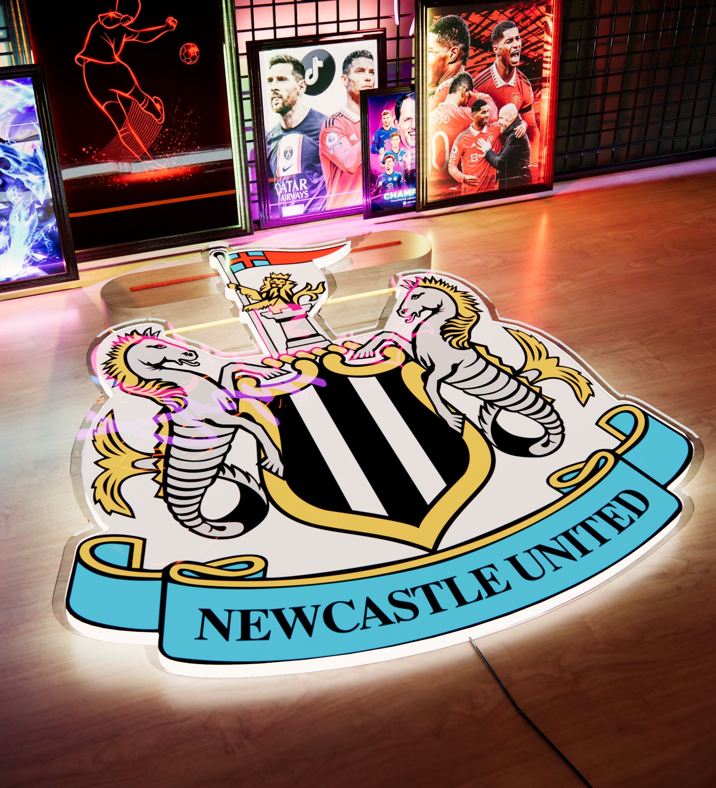 NEW FC Badge LED 15 inches (38cm)