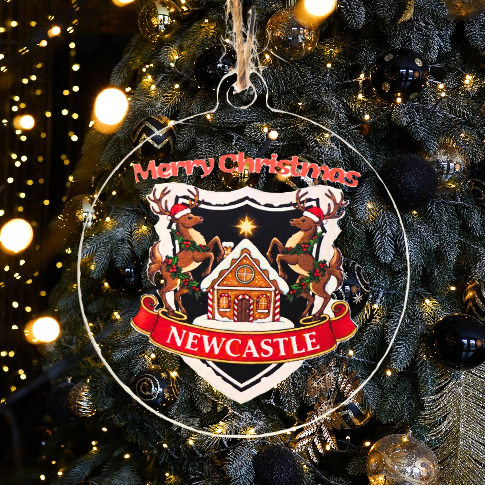 Newcastle United Christmas Ornament