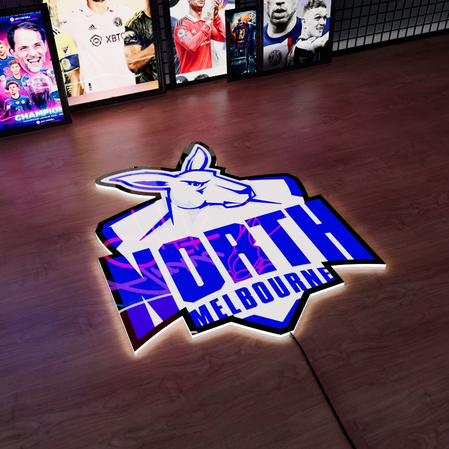 North Melbourne Logo LED Wall light